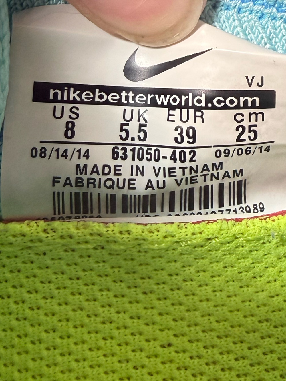 Nike p Running Shoes - Light Blue/Black - Picture 4 of 4